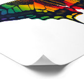 Philadelphia Rainbow Pride Flag Swallowtail Poster (Hoek)