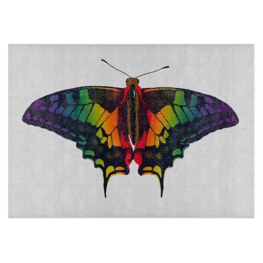 Philadelphia Rainbow Pride Flag Swallowtail Snijplank (Voorkant)