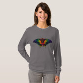 Philadelphia Rainbow Pride Flag Swallowtail T-shirt (Voorkant volledig)