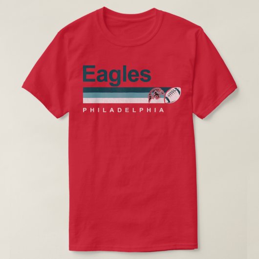Philadelphia Retro  Pennsylvania Eagle T-shirt (Design voorkant)