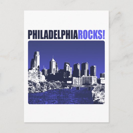 Philadelphia Rocks! Briefkaart (Voorkant)