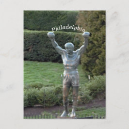 Philadelphia Rocky Statue Briefkaart