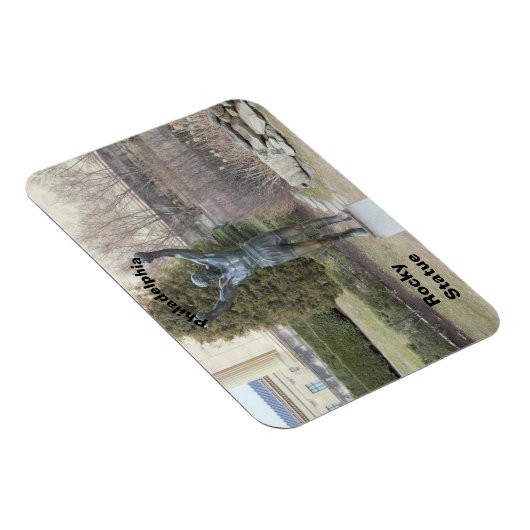 Philadelphia Rocky Statue Magneet (Rechterzijde)