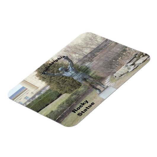 Philadelphia Rocky Statue Magneet (Linkerzijde)