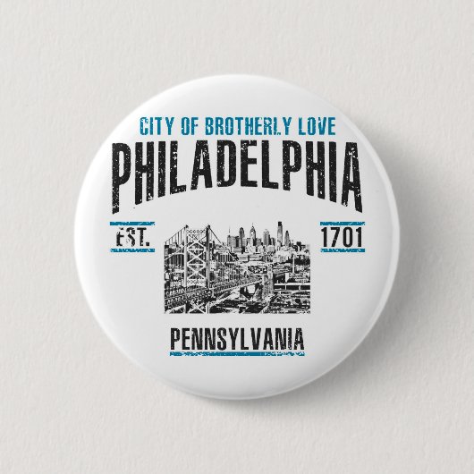 Philadelphia Ronde Button 5,7 Cm (Voorkant)