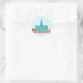 Philadelphia Ronde Sticker (Tas)