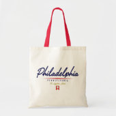 Philadelphia Script Tote Bag (Voorkant)