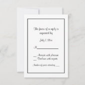 Philadelphia Silhouet Etch BW Rood RSVP #2 Kaartje (Achterkant)