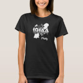 Philadelphia Silhouette met postcode 19144 en Li T-shirt (Voorkant)