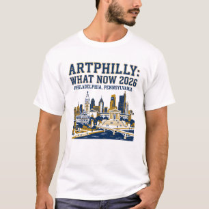 Philadelphia Silhouette Over Schuylkill Rivier Wat T-shirt