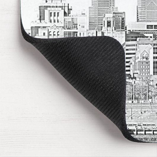Philadelphia Sketch Mousepad Muismat (Hoek)