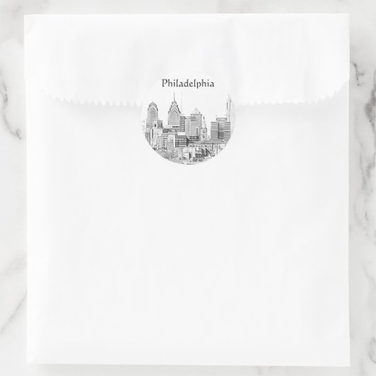Philadelphia Sketch Sticker (Tas)