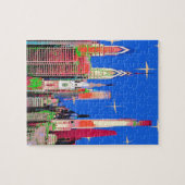 Philadelphia Sky Kerststijl Legpuzzel (Horizontaal)