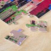 Philadelphia Sky Kerststijl Legpuzzel (Zijkant)