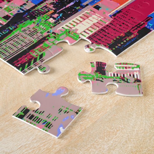 Philadelphia Sky Kerststijl Legpuzzel (Zijkant)