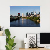 Philadelphia Skyline 3 Poster (Thuiskantoor)