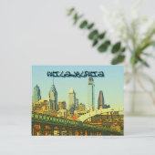 Philadelphia Skyline Briefkaart (Staand voorkant)