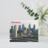 Philadelphia Skyline Briefkaart (Staand voorkant)