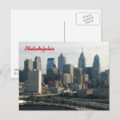 Philadelphia Skyline Briefkaart (Voorkant / Achterkant)