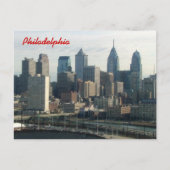 Philadelphia Skyline Briefkaart (Voorkant)