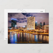 Philadelphia Skyline Briefkaart (Voorkant / Achterkant)