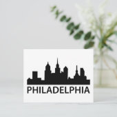 Philadelphia Skyline Briefkaart (Staand voorkant)