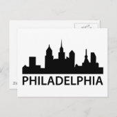 Philadelphia Skyline Briefkaart (Voorkant / Achterkant)