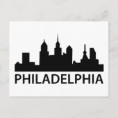 Philadelphia Skyline Briefkaart (Voorkant)