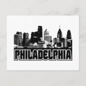 Philadelphia Skyline Briefkaart (Voorkant)