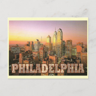PHILADELPHIA SKYLINE BRIEFKAART