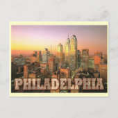 PHILADELPHIA SKYLINE BRIEFKAART (Voorkant)