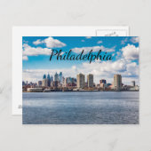 Philadelphia Skyline Briefkaart (Voorkant / Achterkant)