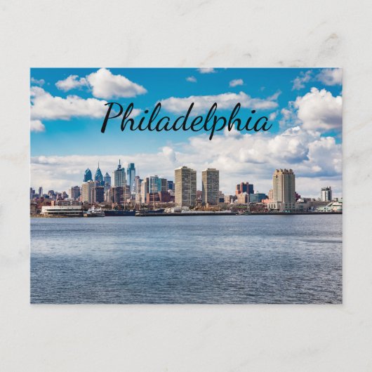 Philadelphia Skyline Briefkaart (Voorkant)