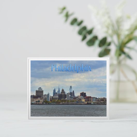 Philadelphia Skyline Briefkaart (Staand voorkant)