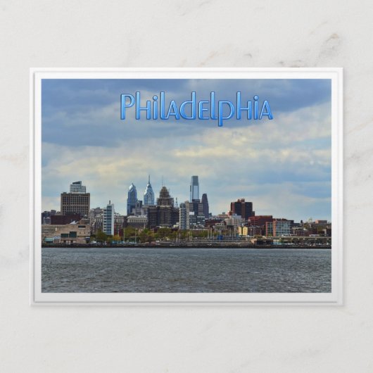 Philadelphia Skyline Briefkaart (Voorkant)