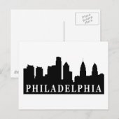 Philadelphia Skyline Briefkaart (Voorkant / Achterkant)