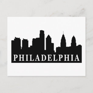 Philadelphia Skyline Briefkaart