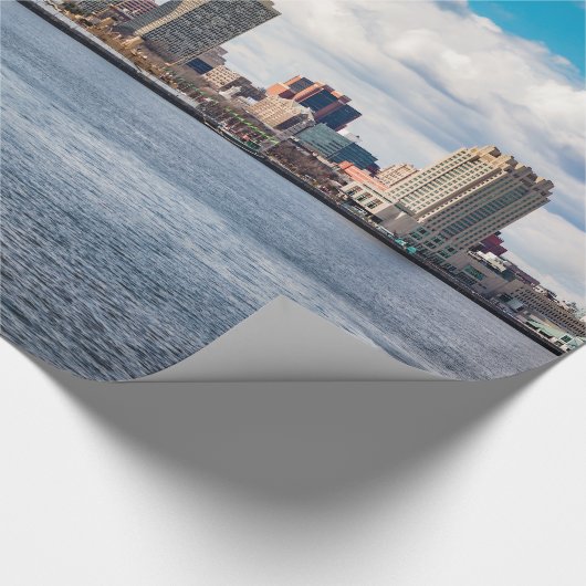 Philadelphia Skyline Cadeaupapier (Hoek)
