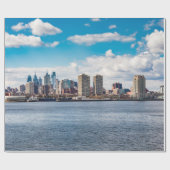 Philadelphia Skyline Cadeaupapier (Vlak)