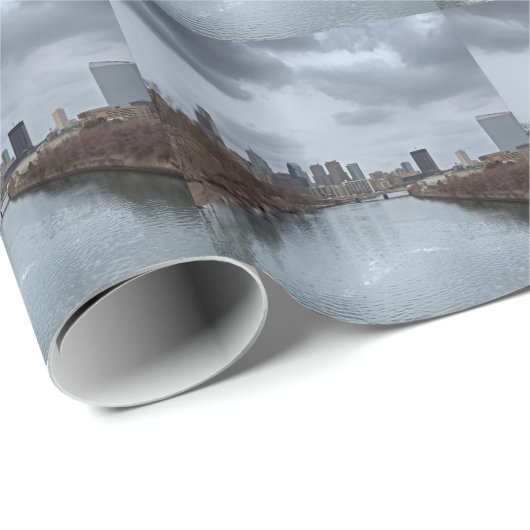 Philadelphia Skyline Cadeaupapier (Rol Hoek)