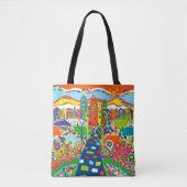 Philadelphia Skyline Canvas tas (Voorkant)