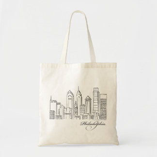 Philadelphia Skyline Canvas tas