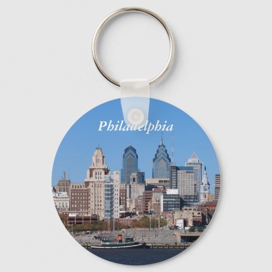 Philadelphia Skyline, Closeup Sleutelhanger (Voorkant)