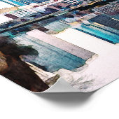 PHILADELPHIA Skyline Destination WeddenWelcome Poster (Hoek)