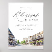 PHILADELPHIA Skyline Destination WeddenWelcome Poster (Voorkant)