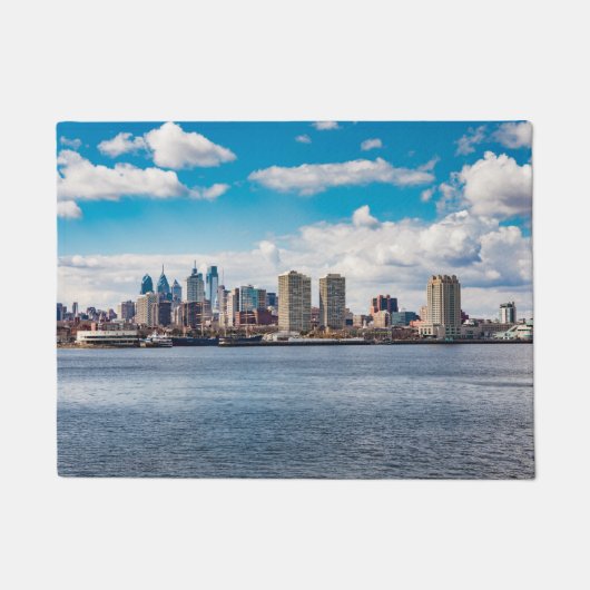 Philadelphia Skyline Deurmat (Voorkant)