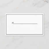 Philadelphia Skyline Etch BW Red Place Cards #2 Plaatskaartje (Achterkant)