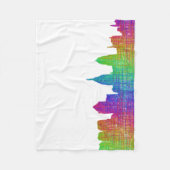 Philadelphia skyline fleece deken (Voorkant)