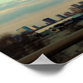 Philadelphia Skyline Foto Poster (Hoek)