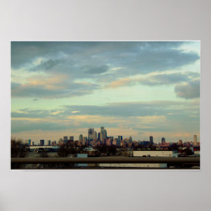 Philadelphia Skyline Foto Poster